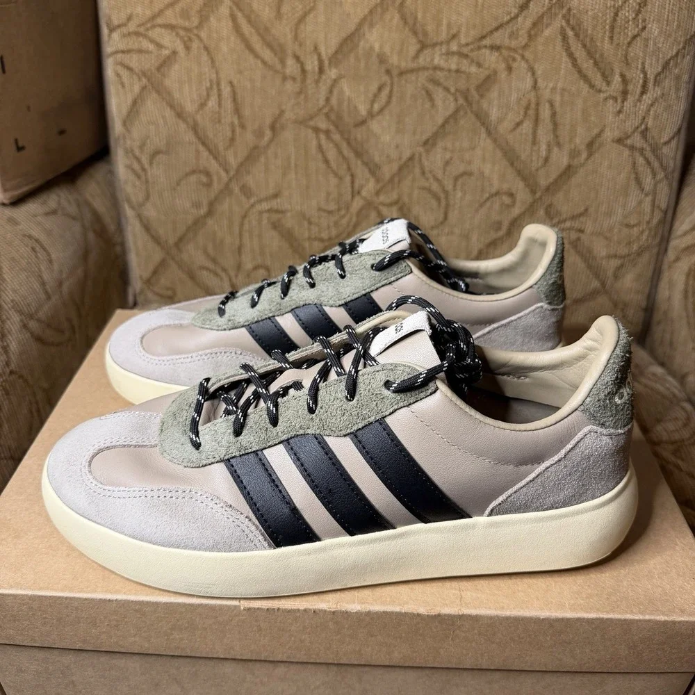 Adidas Barreda Decode Lux Lace Up Men's 10 Green Sneakers Casual Shoes‎ JS0936